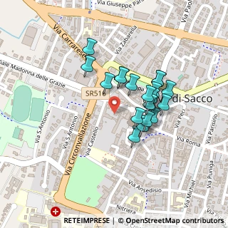 Mappa Via Castello, 35028 Piove di Sacco PD, Italia (0.173)