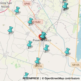 Mappa Via Castello, 35028 Piove di Sacco PD, Italia (5.33)