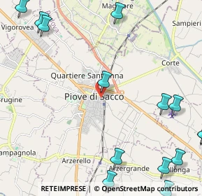 Mappa Via Cò Panico, 35028 Piove di Sacco PD, Italia (3.34786)