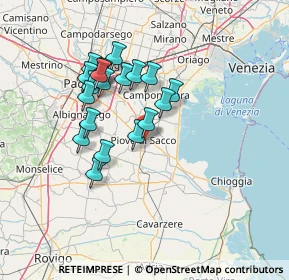 Mappa Via Cò Panico, 35028 Piove di Sacco PD, Italia (12.0895)