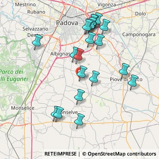Mappa Via San Francesco, 35020 Casalserugo PD, Italia (8.4465)