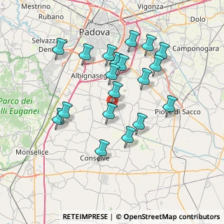 Mappa Via San Francesco, 35020 Casalserugo PD, Italia (7.02632)