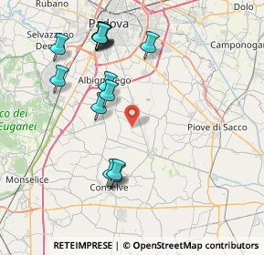 Mappa Via San Francesco, 35020 Casalserugo PD, Italia (8.25786)