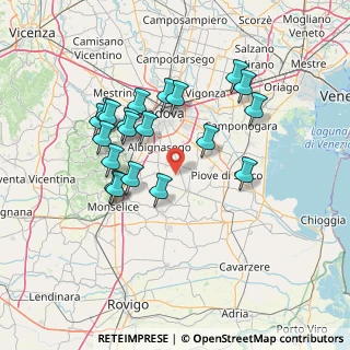 Mappa Via San Francesco, 35020 Casalserugo PD, Italia (13.5055)