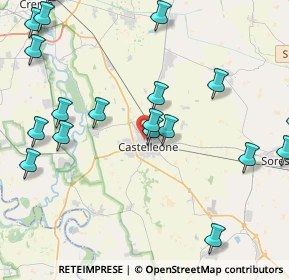 Mappa Via Piave, 26012 Castelleone CR, Italia (5.386)