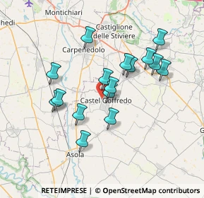 Mappa Via Sandro Pertini, 46042 Castel Goffredo MN, Italia (6.2525)