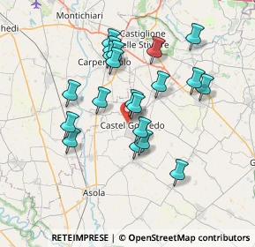 Mappa Via Sandro Pertini, 46042 Castel Goffredo MN, Italia (6.415)