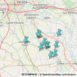Mappa Via Paolo Borsellino, 37051 Villafontana VR, Italia (6.10455)