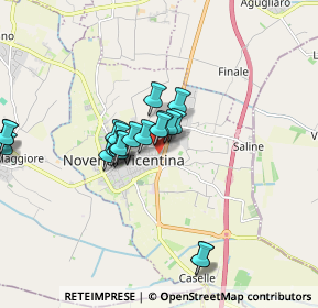 Mappa Via A. Manzoni, 36025 Noventa Vicentina VI, Italia (1.512)