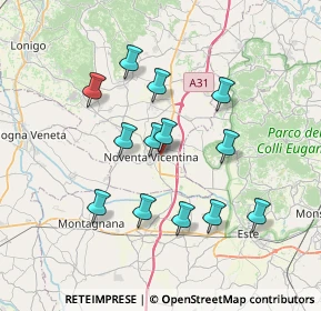 Mappa Via A. Manzoni, 36025 Noventa Vicentina VI, Italia (6.53308)