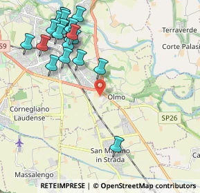 Mappa Cascina Cavrigo, 26900 Lodi LO, Italia (2.4555)