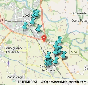 Mappa Cascina Cavrigo, 26900 Lodi LO, Italia (1.853)