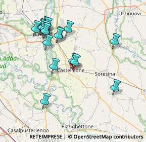 Mappa Via Alcide de Gasperi, 26012 Castelleone CR, Italia (8.12737)