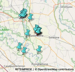 Mappa Via Alcide de Gasperi, 26012 Castelleone CR, Italia (6.2075)
