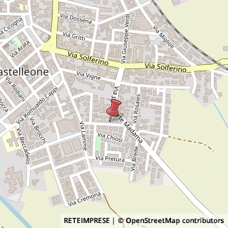 Mappa Via Alcide de Gasperi, 3, 26012 Pandino, Cremona (Lombardia)