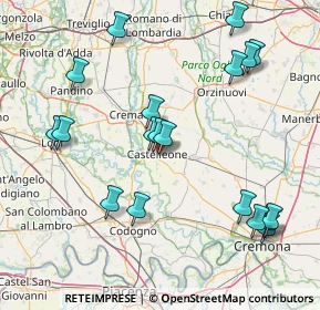 Mappa Via Alcide de Gasperi, 26012 Castelleone CR, Italia (17.90158)