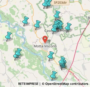 Mappa Via Giuseppe Verdi, 20086 Motta Visconti MI, Italia (4.4085)