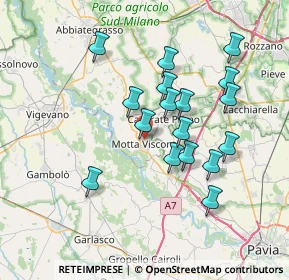 Mappa Via Giuseppe Verdi, 20086 Motta Visconti MI, Italia (6.63706)