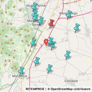 Mappa Via dei Donatori di Sangue, 35020 Due Carrare PD, Italia (4.49)