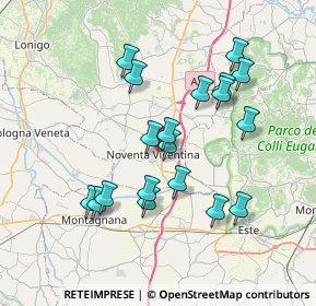 Mappa 36025 Noventa vicentina VI, Italia (6.86737)