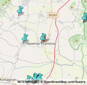 Mappa 36025 Noventa vicentina VI, Italia (6.9505)