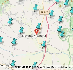 Mappa 36025 Noventa vicentina VI, Italia (6.2645)