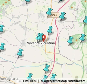 Mappa 36025 Noventa vicentina VI, Italia (5.862)