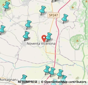 Mappa 36025 Noventa vicentina VI, Italia (6.48)