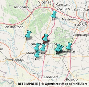 Mappa 36025 Noventa vicentina VI, Italia (9.876)