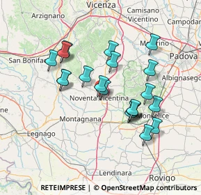 Mappa 36025 Noventa vicentina VI, Italia (12.795)