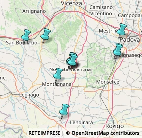 Mappa 36025 Noventa vicentina VI, Italia (11.66)