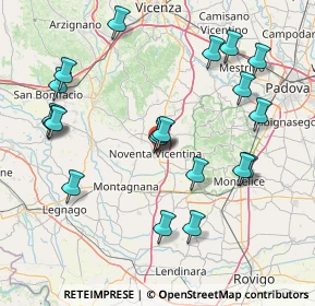 Mappa 36025 Noventa vicentina VI, Italia (17.046)