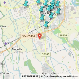 Mappa Str. Fogliano Superiore, 27029 Vigevano PV, Italia (3.06929)