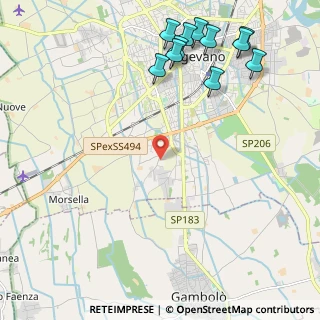 Mappa Str. Fogliano Superiore, 27029 Vigevano PV, Italia (2.82455)
