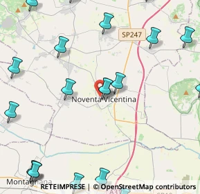 Mappa Via Pietro Milani, 36025 Noventa Vicentina VI, Italia (6.134)