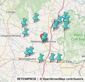 Mappa Via Pietro Milani, 36025 Noventa Vicentina VI, Italia (7.20875)