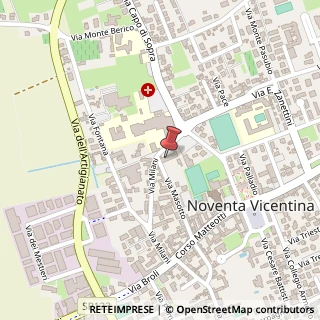 Mappa Via Umberto Masotto, 60, 36025 Noventa Vicentina, Vicenza (Veneto)