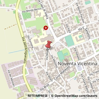 Mappa Via Pietro Milani, 121, 36025 Noventa Vicentina, Vicenza (Veneto)