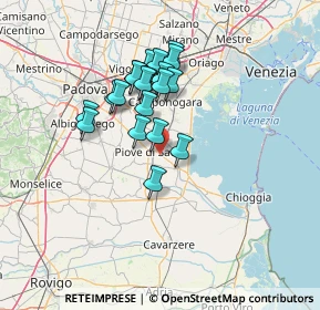 Mappa Via Enrico Mattei, 35028 Piove di Sacco PD, Italia (11.038)