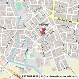 Mappa Via Mura Siccardo, 11, 26012 Castelleone, Cremona (Lombardia)