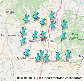 Mappa Via C. Forlanini, 36025 Noventa Vicentina VI, Italia (7.295)