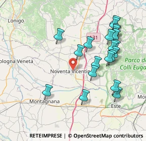 Mappa Viale Europa, 36025 Noventa Vicentina VI, Italia (8.2255)