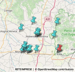 Mappa Via C. Porta, 36025 Noventa Vicentina VI, Italia (6.9855)