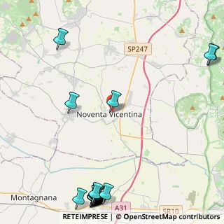 Mappa Via C. Forlanini, 36025 Noventa Vicentina VI, Italia (6.9)