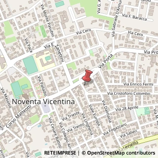 Mappa Viale Europa, 3, 36025 Noventa Vicentina, Vicenza (Veneto)