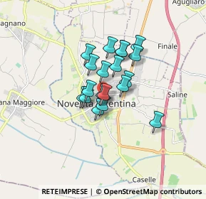 Mappa Via C. Forlanini, 36025 Noventa Vicentina VI, Italia (1.07526)