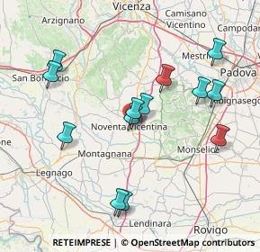 Mappa Via C. Porta, 36025 Noventa Vicentina VI, Italia (15.53615)