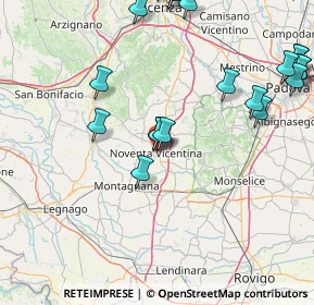 Mappa Via C. Forlanini, 36025 Noventa Vicentina VI, Italia (20.421)
