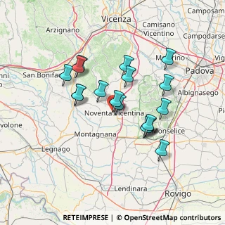 Mappa Via Fontana, 36025 Noventa Vicentina VI, Italia (12.195)
