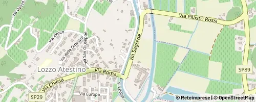 Mappa Lozzo Atestino